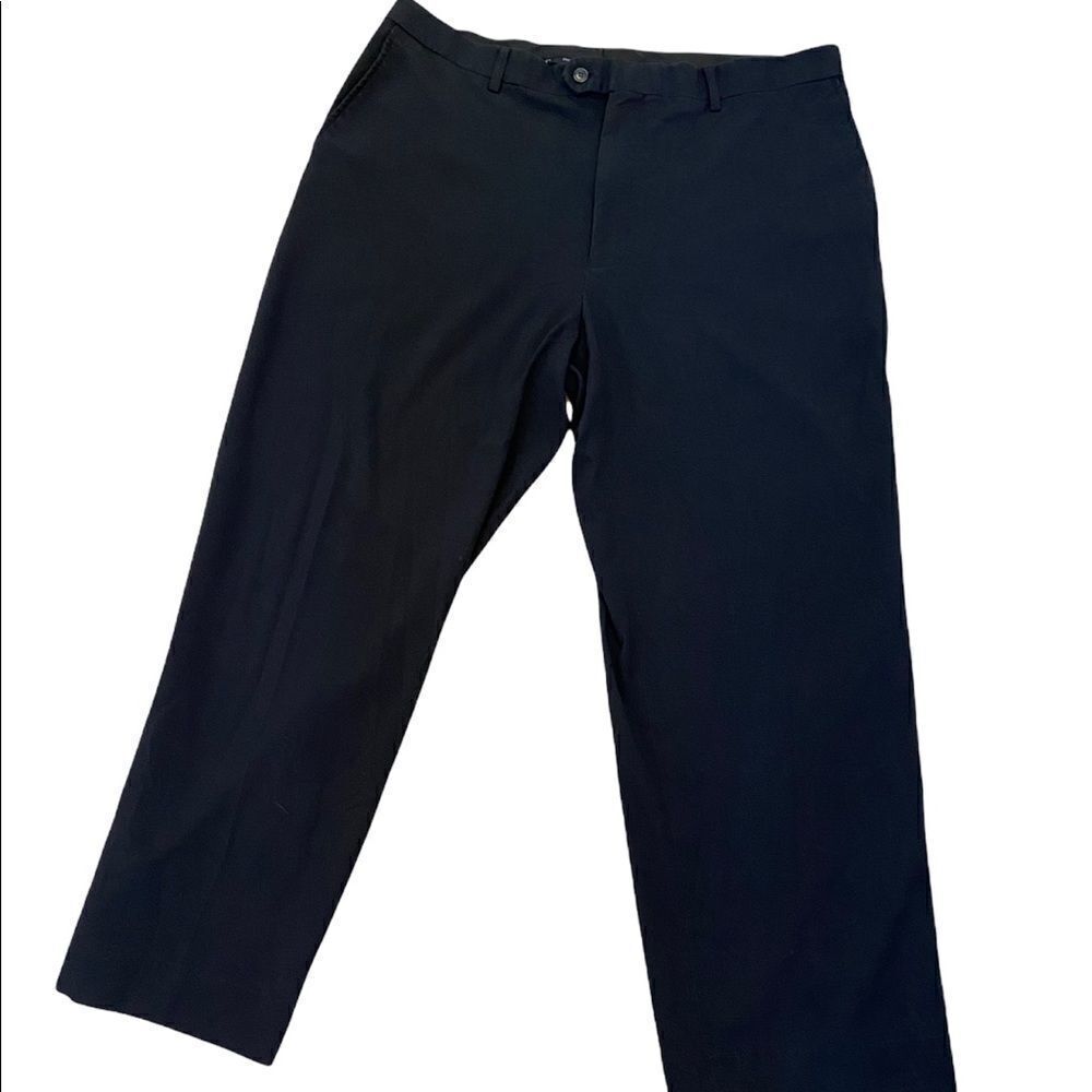 MENS ENRO Premiere Black Straight Leg Dress Pant Trouser 38/30